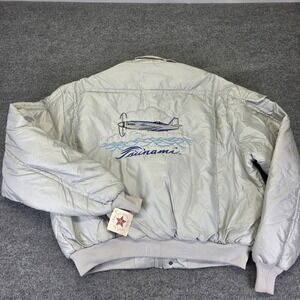 Vintage Fighter Pilot Crew Bomber Jacket 3XL* King Louie Pro Fit New With Tags